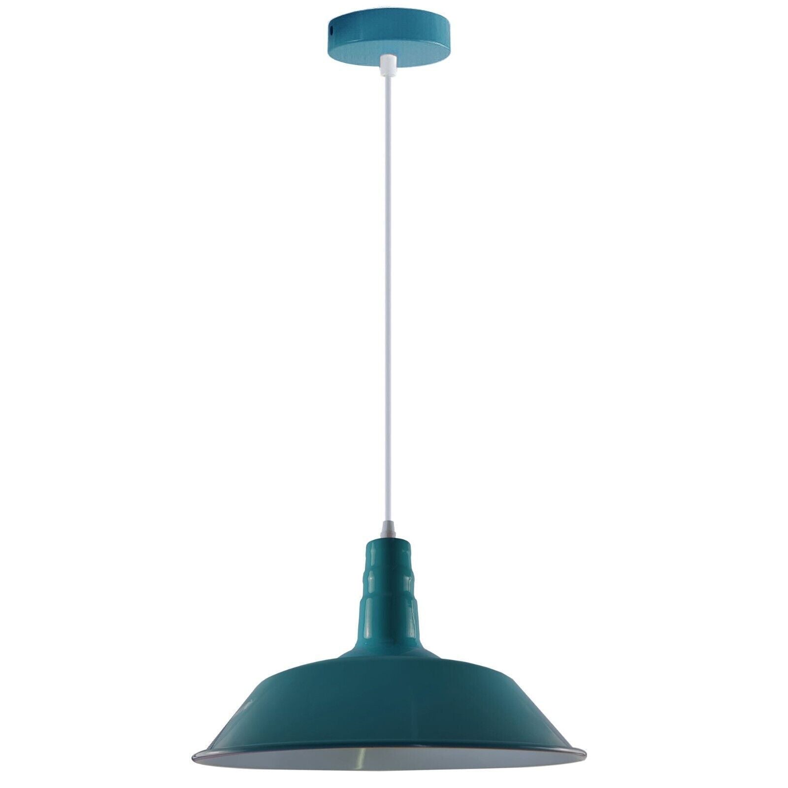 Modern Adjustable Hanging Bowl Blue Pendant Lamp E27 Holder