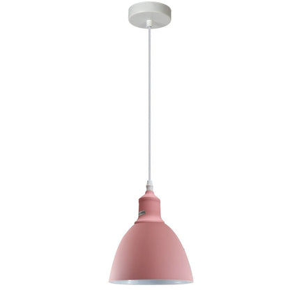 Modern Adjustable Retro 3-way Pink Ceiling Pendant Light