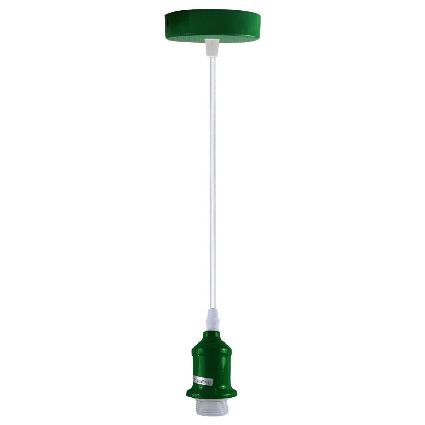 Industrial Vintage Green Ceiling Pendant Lamp E27 Holder