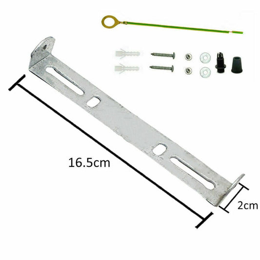 165mm bracket Light Fixing strap brace ceiling rose Plate with accessories - Vintagelite