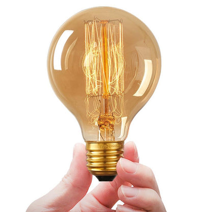 Dimmable G80 E27 60W Globe Industrial Vintage Filament Bulb - Vintagelite