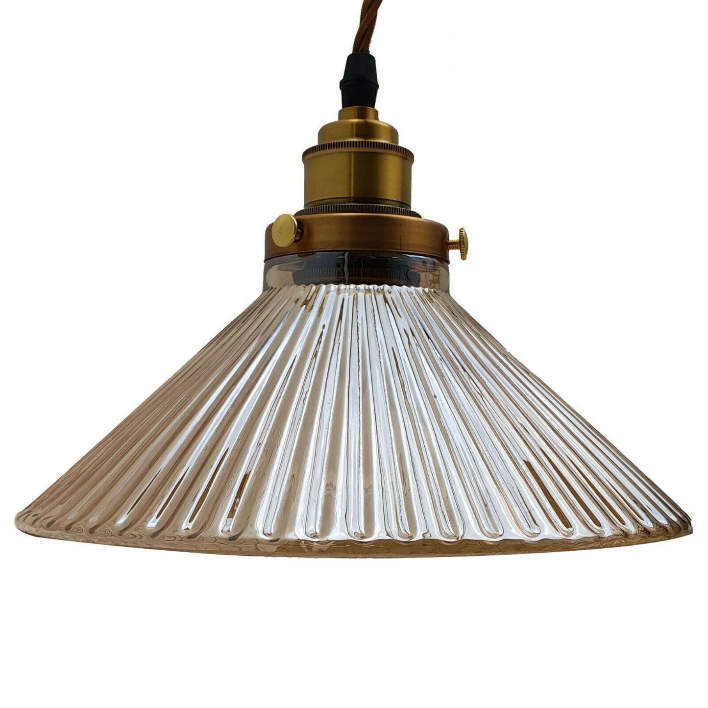 Style Glass Shade Lamp Ceiling Retro Pendant Lighting - Vintagelite