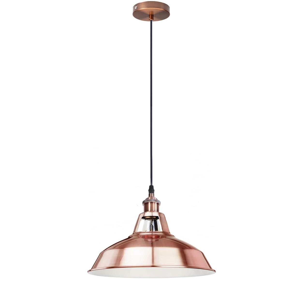 Vintage Industrial Metal Ceiling Pendant Light ~2092 - Vintagelite