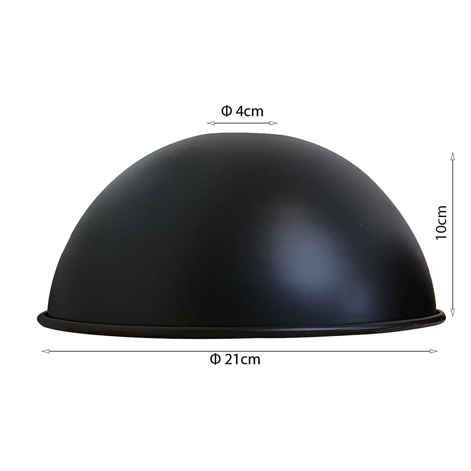 Modern 210mm Dome Easy Fit Ceiling Pendant Shades for Mods-Size Image