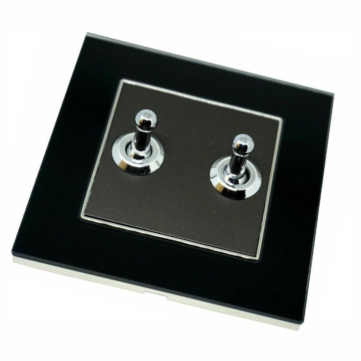 2 Gang Toggle Wall Light Screw less Switch - Vintagelite