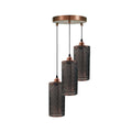 Unique Vintage Pendant Light | 3-Way Adjustable