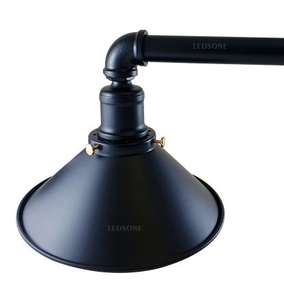 Modern Retro Black 3-Way Pipe Ceiling Pendant Light