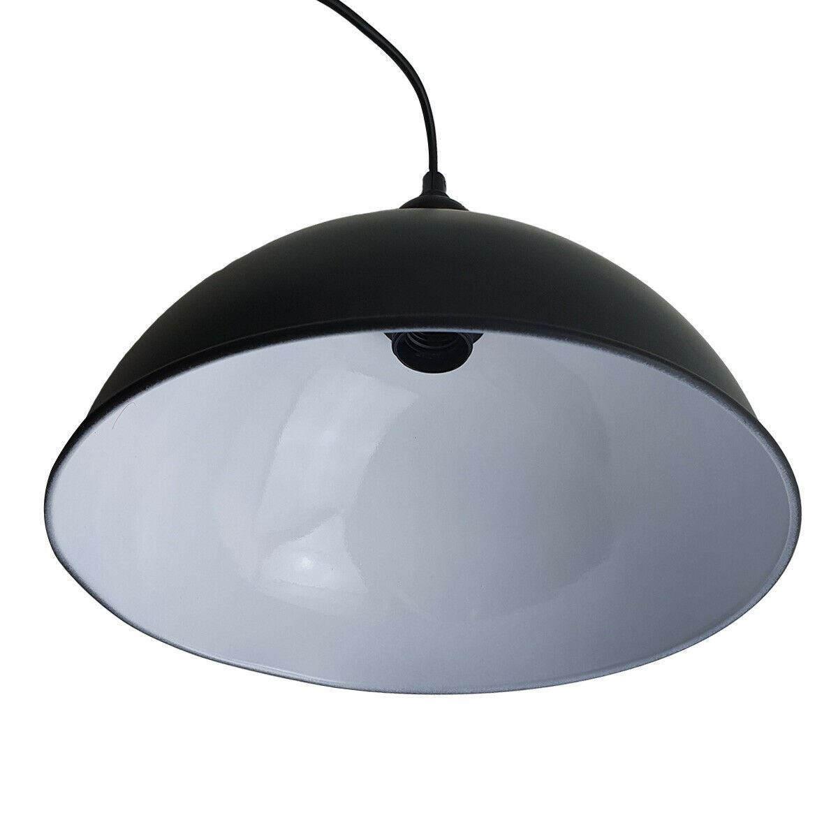 Pendant Light Retro Style Loft Design Lighting Fixtures Black 