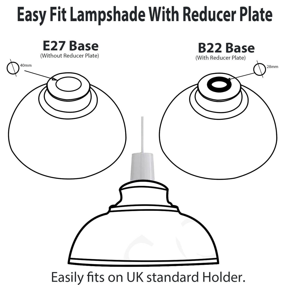 Retro-Easy 290mm Metal Lampshade for Stylish Illumination