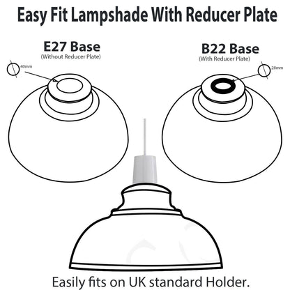 Retro-Easy 290mm Metal Lampshade for Stylish Illumination