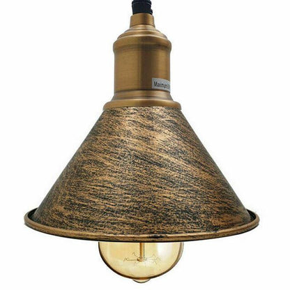 Vintage Cone Shade Rustic Ceiling Hanging Pendant Light~2075