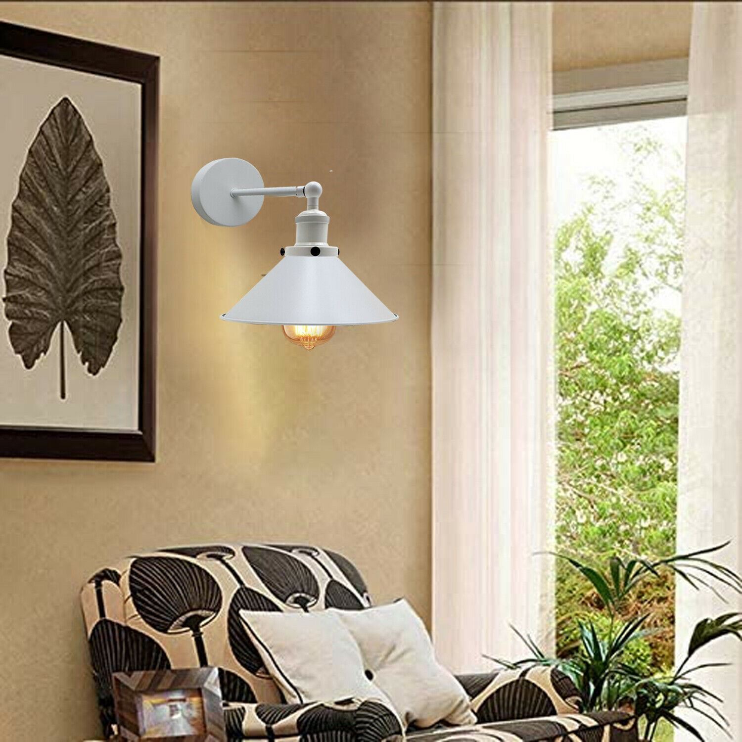 Modern Style E27 Wall Light: Plug-in Lamp for Coffee Bars Application Image 2