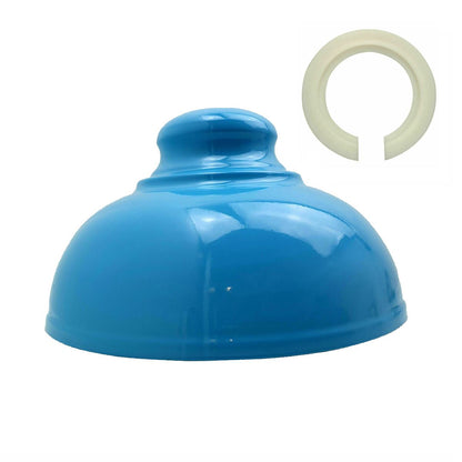 Retro-Easy 290mm Blue Lampshade for Stylish Illumination