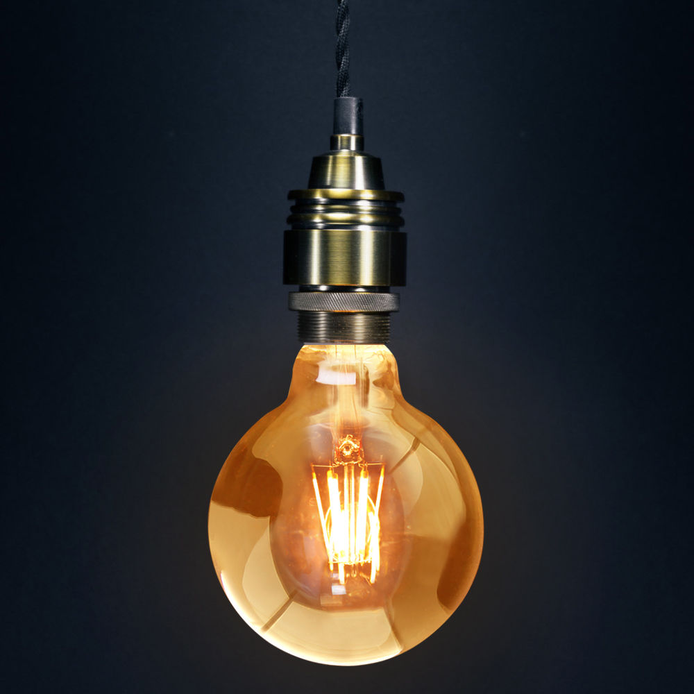 LED G80 B22 6W Dimmable Globe Industrial Vintage Bulb - Vintagelite