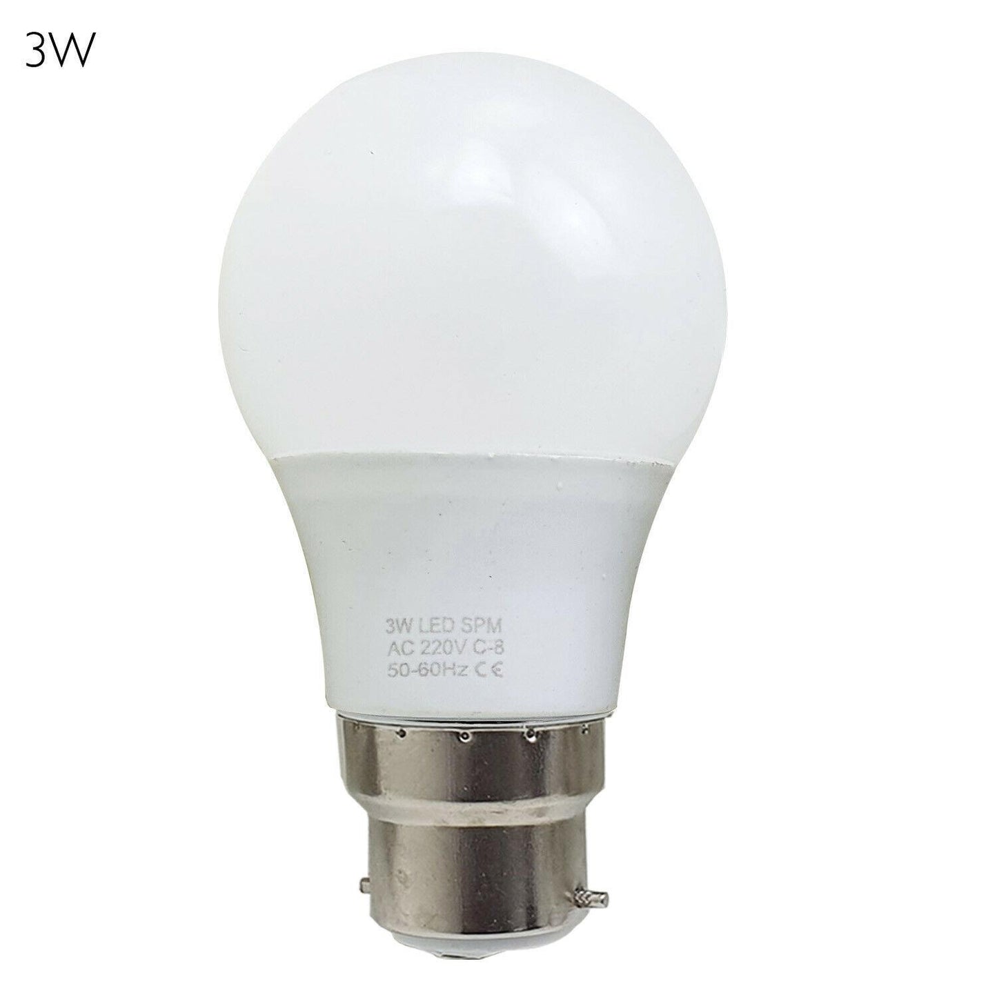 3 X LED Lamp 3W-25W B22 E27 GLS Light Bulbs Cool White A+ Lighting~2066