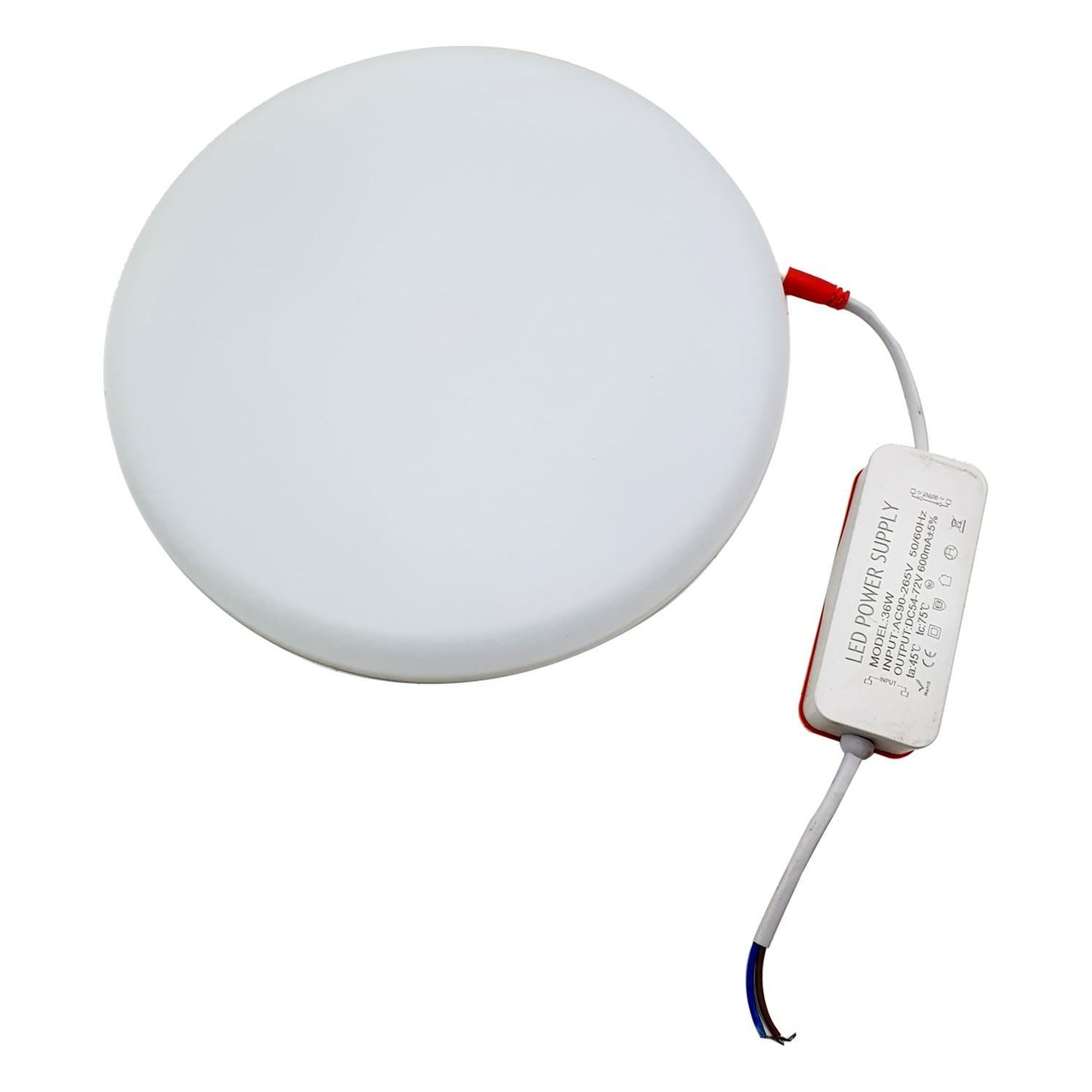 LED Round Recessed Ultra slim Ceiling Flat Panel down Light Cool White Indoor Light~2093
