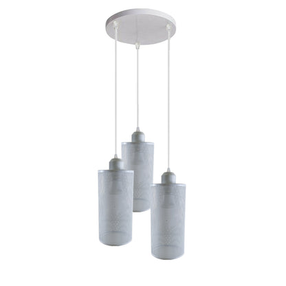 Pendant Lighting 3Way Hanging Ceiling Rose Pendant Lamp Shade Light Fitting Lighting Kit~2309