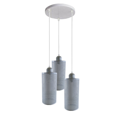 Pendant Lighting 3Way Hanging Ceiling Rose Pendant Lamp Shade Light Fitting Lighting Kit~2309