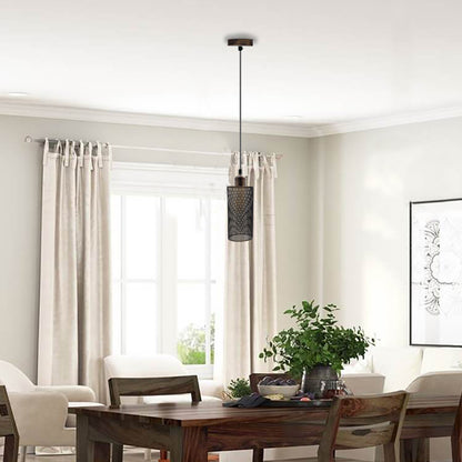 Antique Metal Drum Shade Pendant Light | Dinning