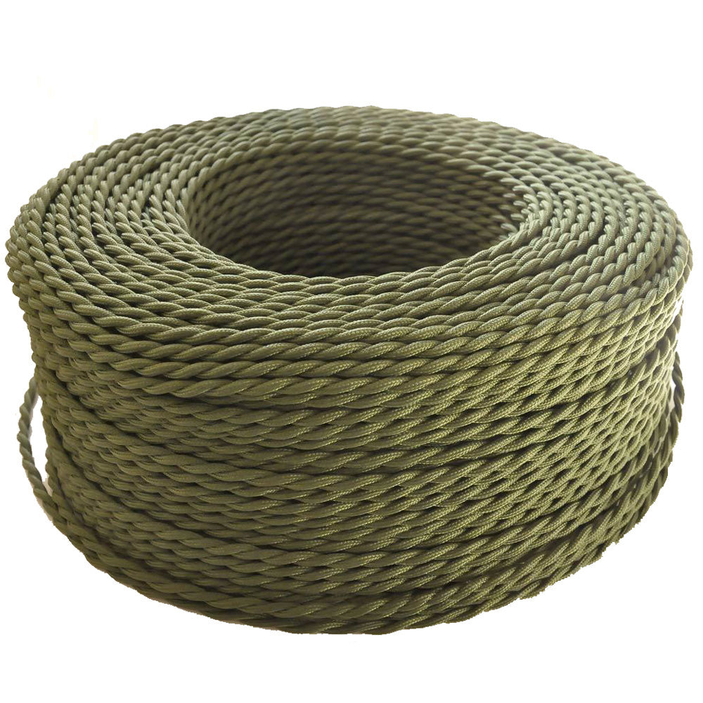 3 core braided electrical cable