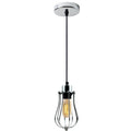 Vintage Retro Lighting Ceiling Hanging Pendant Balloon Shape Wire Cage - Vintagelite