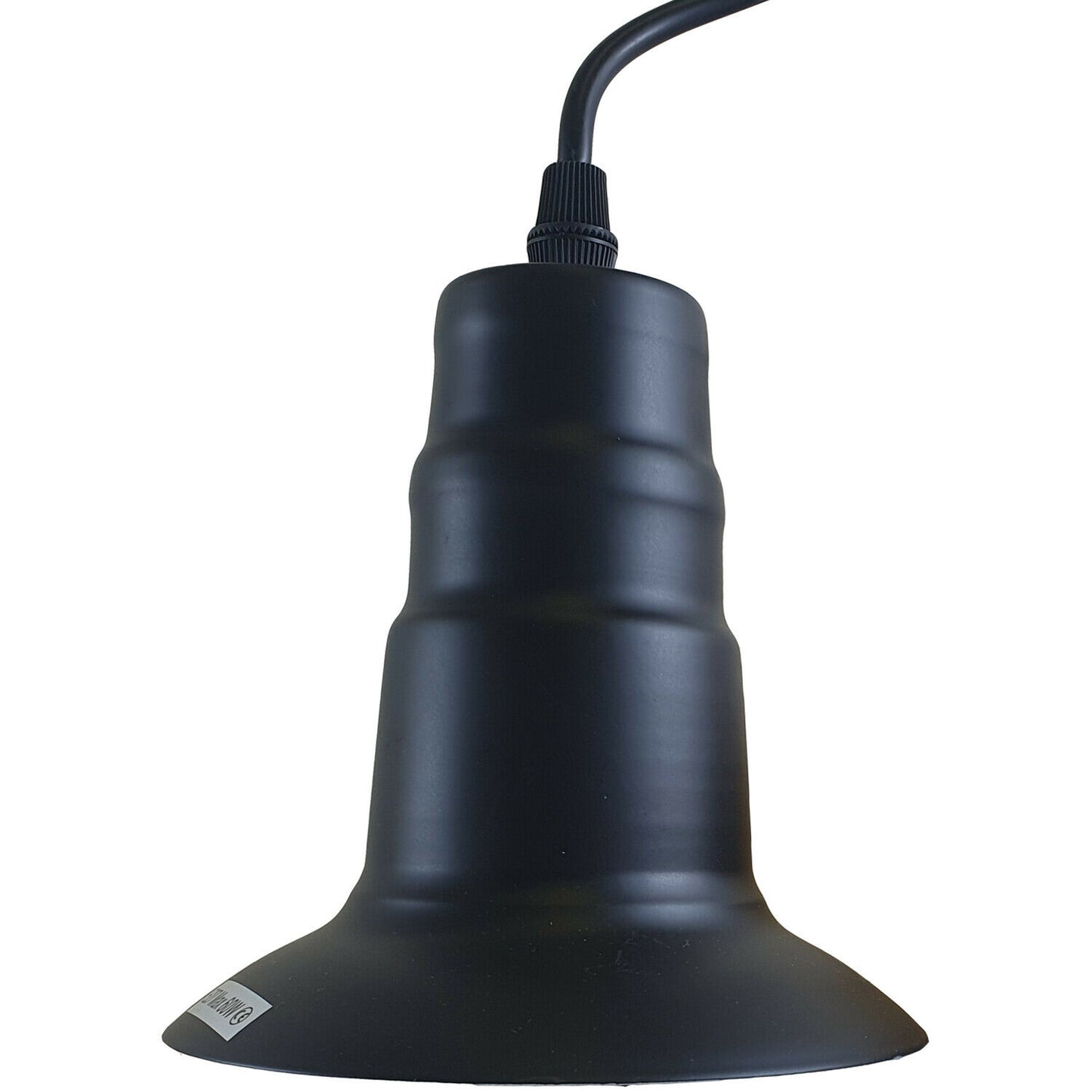 Black Industrial Ceiling E27 Base Fitting Lamp Holder Pendant