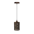 Brushed Copper Decorate Hollow Combined Guard Cage Pendant Light