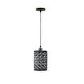 Brushed Silver Hollow Combined Guard Cage Pendant Light








