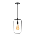Rectangle Shape Wire Ceiling Pendant Light Lamp Shade - Vintagelite