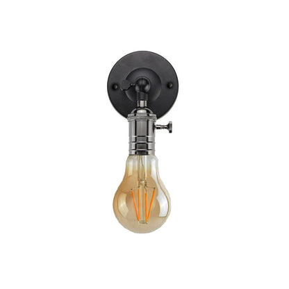 6 Pack Black Vintage Sconce E27 Industrial Edison Wall Loft Retro Lamp Bulb Holder~1620