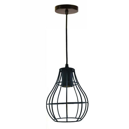 Vintage Industrial Retro Loft Wire Cage Lamp Shade Pendant Light