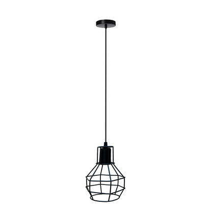 Vintage Industrial Retro Loft Wire Cage Lamp Shade Pendant Light