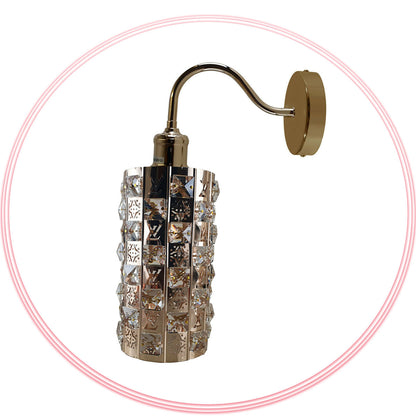 French Gold Crystal Wall Light Lamp UK~2049