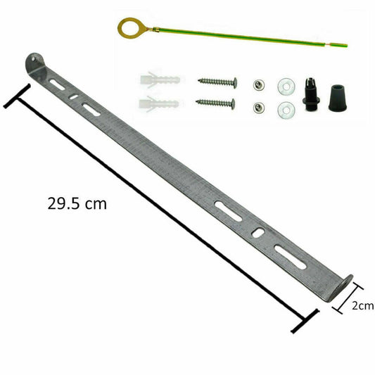The 295mm Ceiling Rose Light Fixing Strap Brace and Bracket Plate Will Improve Your Lighting Setup.-Size image