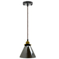 Cone Shape Modern Industrial Ceiling Light Shade Glass Pendant Fittings - Vintagelite