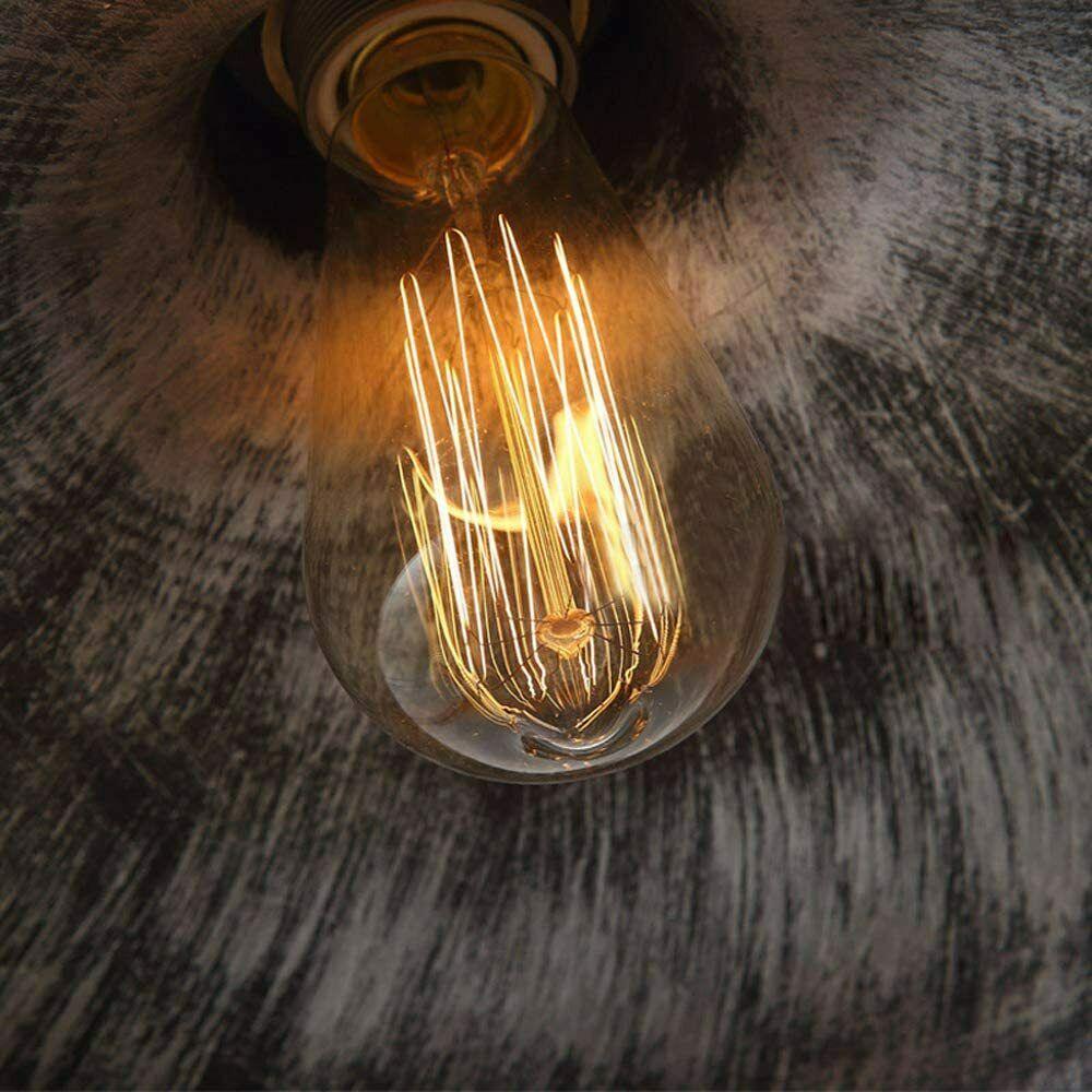 Brushed Silver Industrial Big Barn Demo Shade Pendant Lighting
