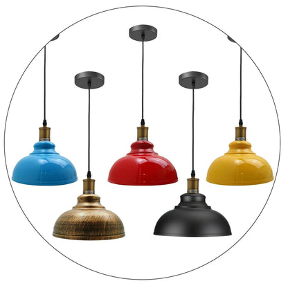 Vintage Industrial Metal Ceiling Pendant Shade Modern Hanging Retro Lights~2095