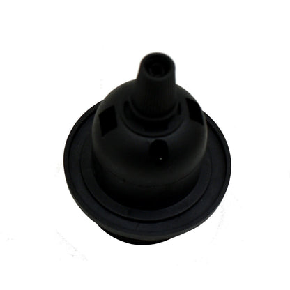 Edison E27 Black Lamp Pendant Bulb Holder with Shade Ring & Cord Grip - Vintagelite