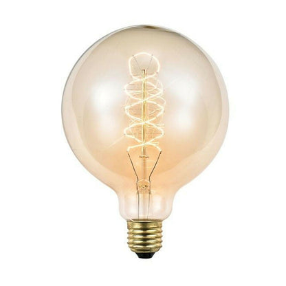 G125 E27 60W Retro Edison Antique Filament Spiral Lamp Light Bulb