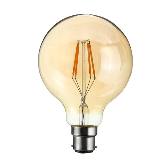 LED G95 B22 4W Dimmable Globe Industrial Vintage Bulb - Vintagelite