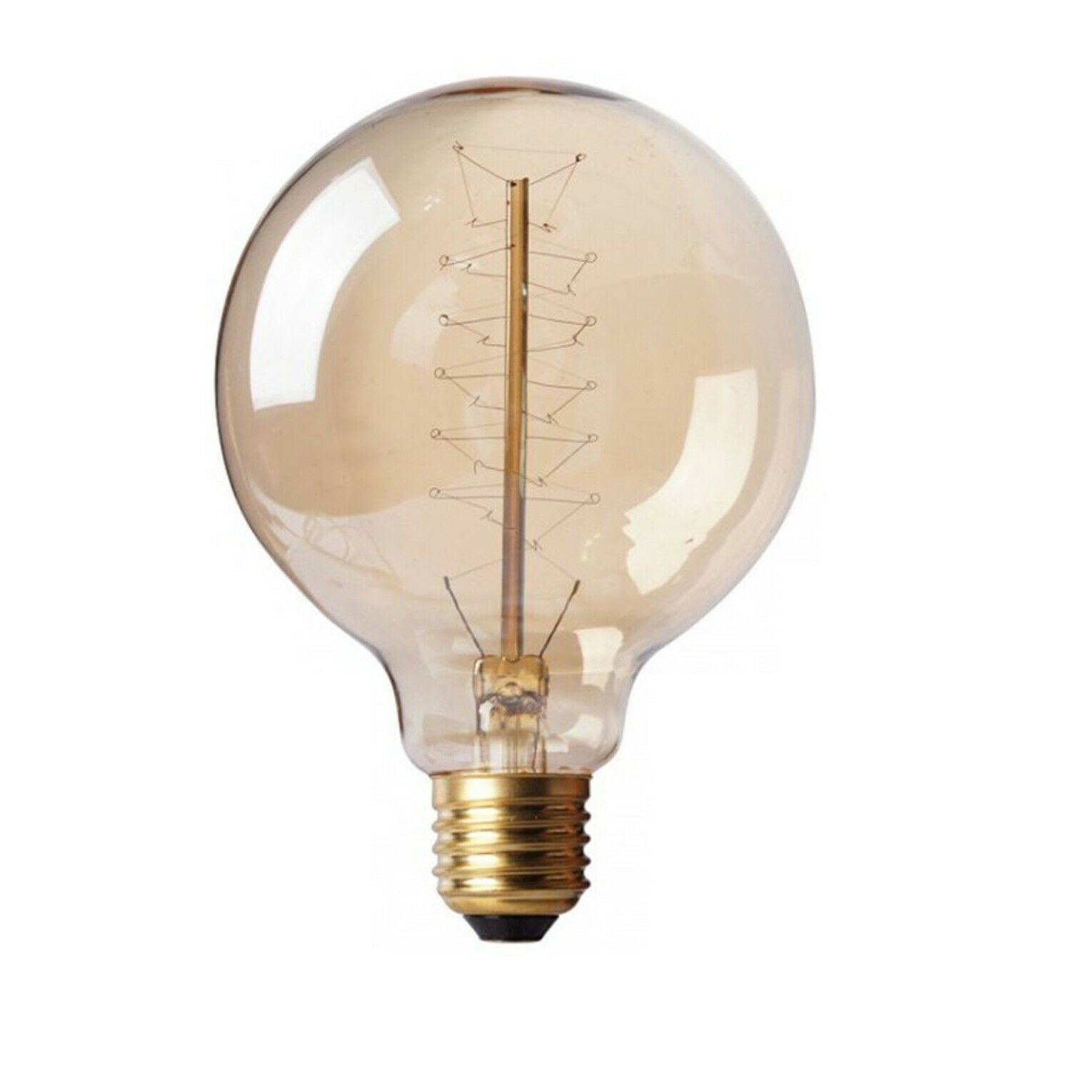 G95 E27 60W Edison Antique Filament Spiral Lamp Light Bulb