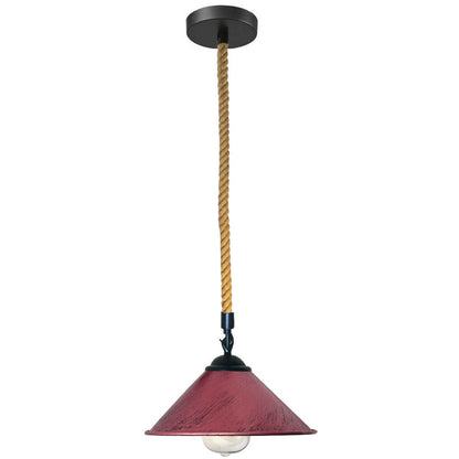 Industrial Hemp Rope Cone Shade Pendant Hanging Lightings