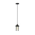 black pendant ceiling light