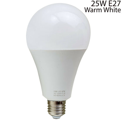 25W E27 Light Bulb Energy Saving Lamp Warm White Globe~1381 - LEDSone UK Ltd