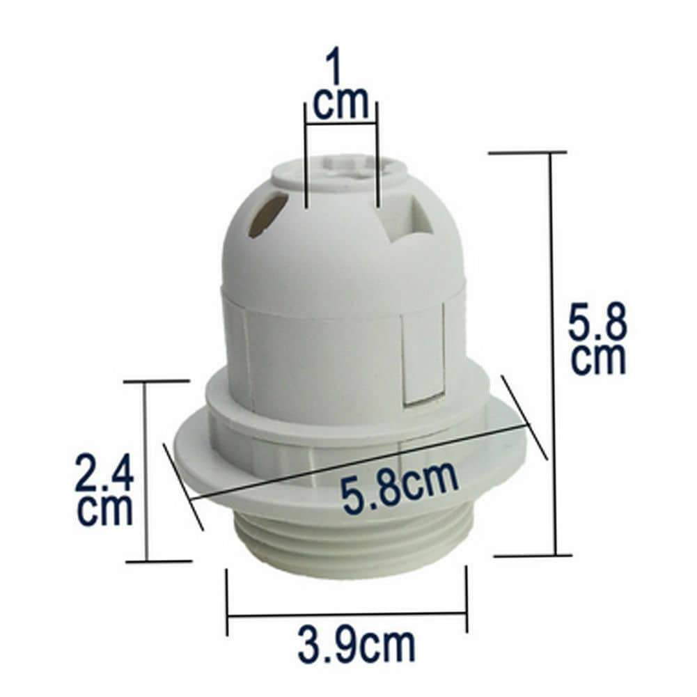 White Lamp Holder 