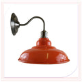 Modern Orange Swan Neck Metal Wall Sconces -Stylish Wall Light