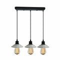 Retro Modern Cluster 3 Rectangle Ceiling Pendant Ceramic Lampshade Light Fittings - Vintagelite