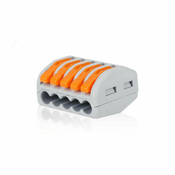 5-Way Wire Connectors Block Electrical Cable Clamp~2037