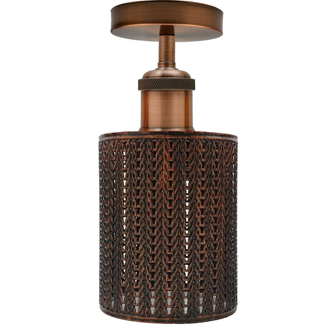 Rustic Red Line E27 Ceiling Light Ceiling Lampshade – Vintagelite