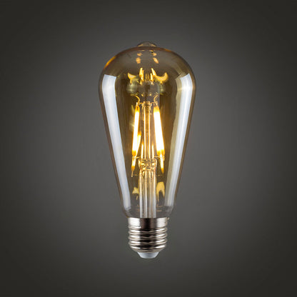 LED ST64 E27 4W Dimmable Globe Industrial Vintage Bulb - Vintagelite